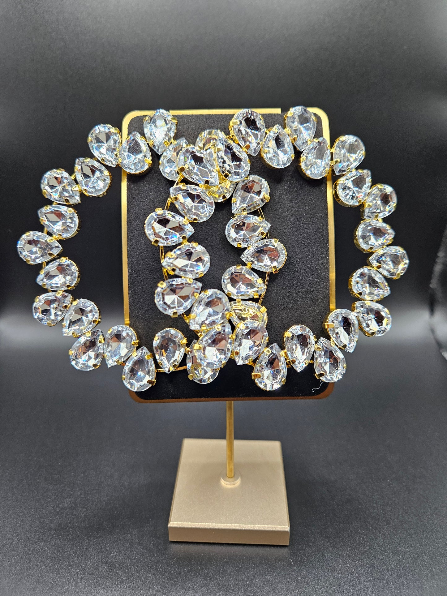 Large Crystal Hoop
