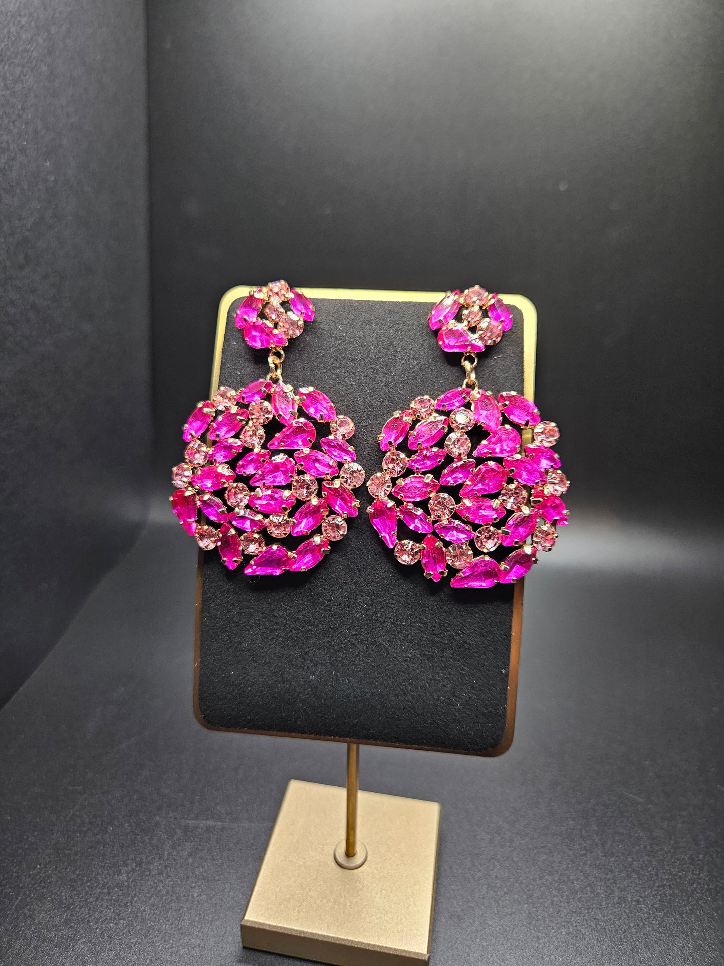 Pink Sun Earrings