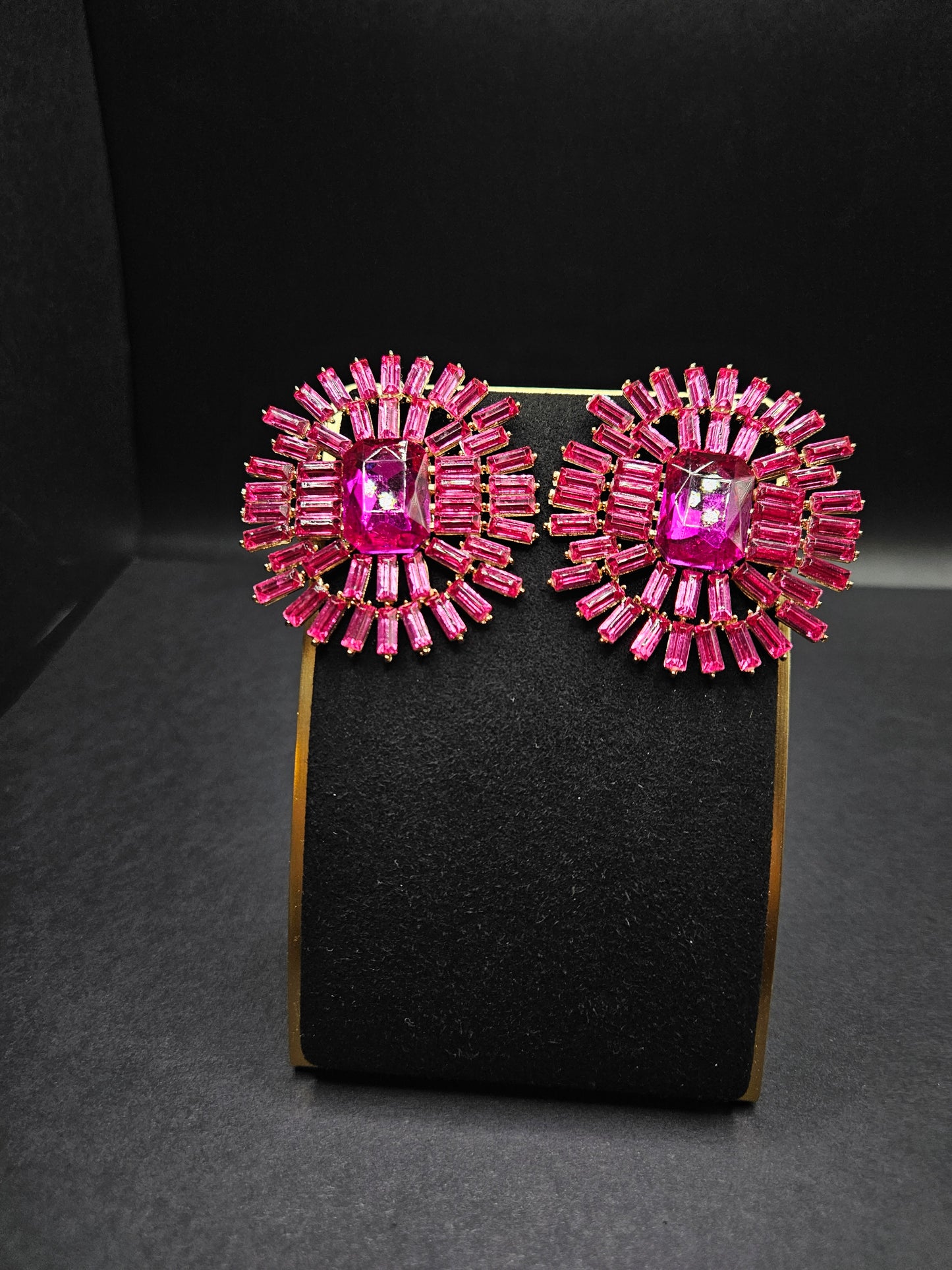 Pink Sun Earrings