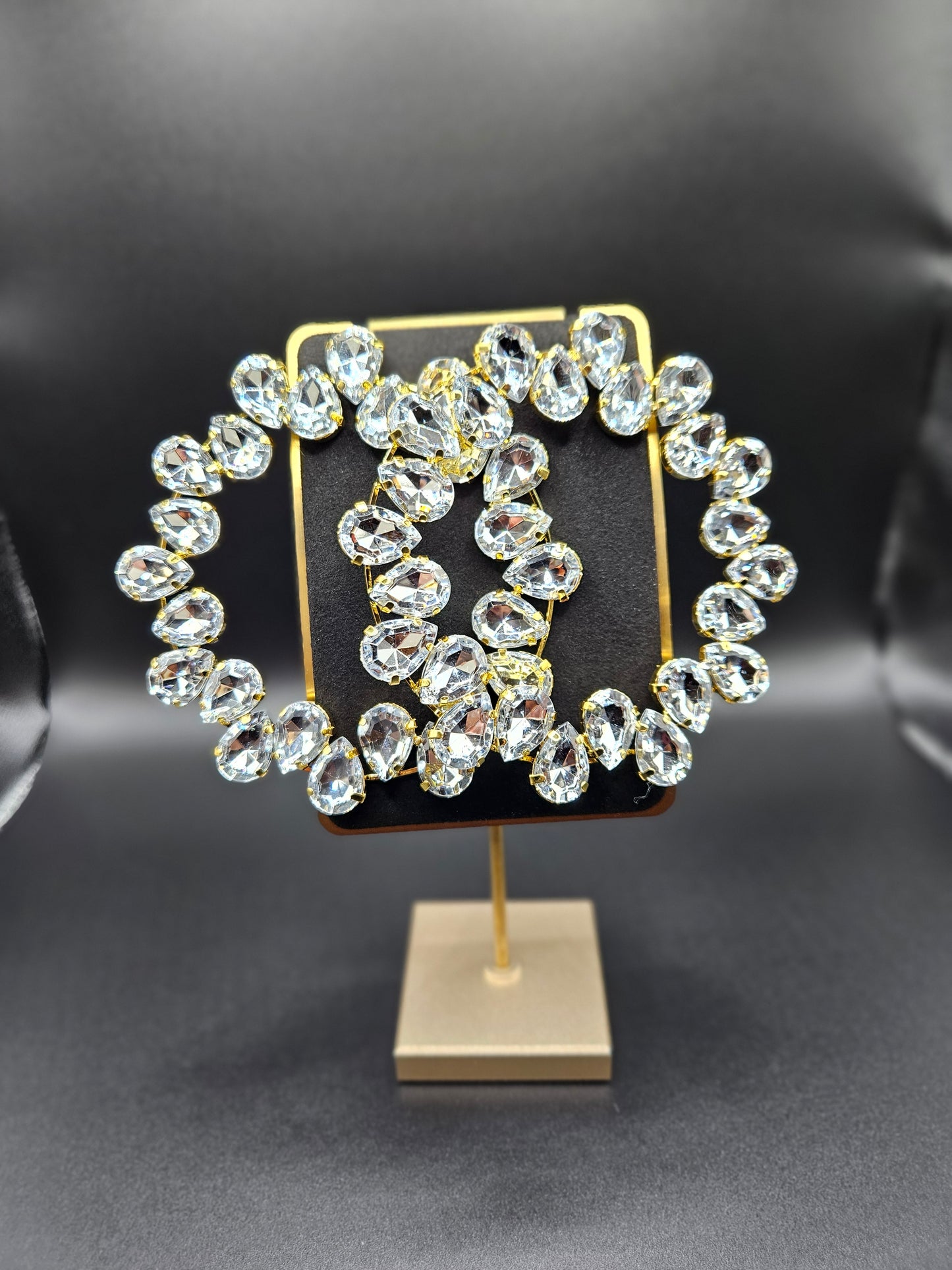 Large Crystal Hoop